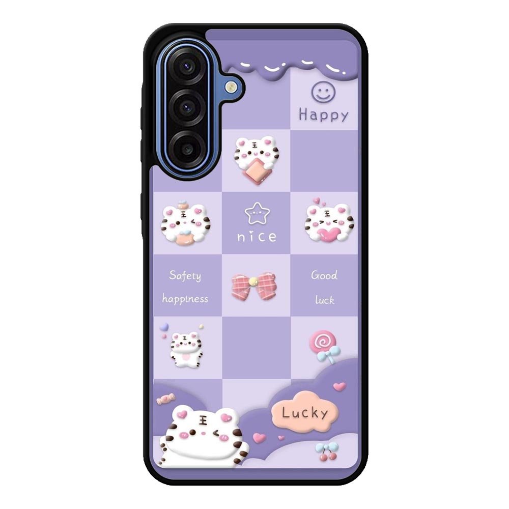 nice cat FLN0110 Samsung Galaxy A17 Case