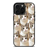 cat pattern cute FLN0132 iPhone 16 Pro Max Case