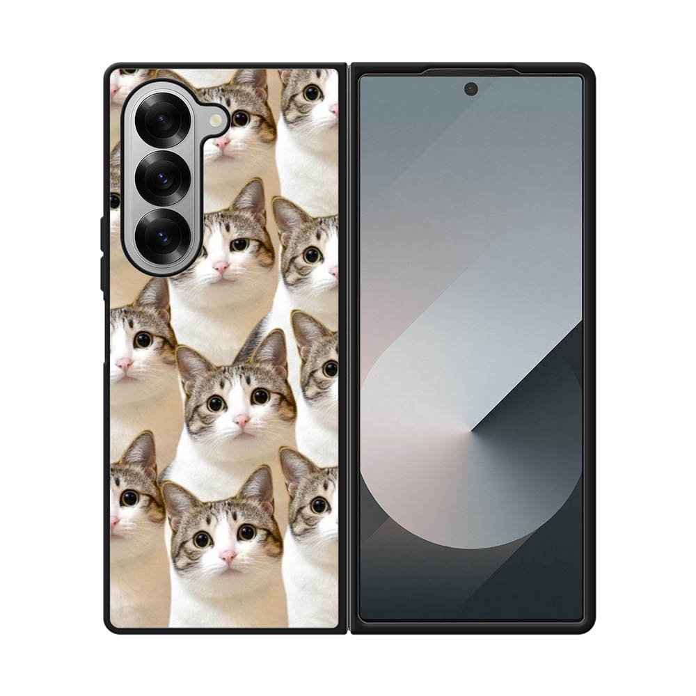 cat pattern cute FLN0132 Samsung Galaxy Z Fold 7 5G Case
