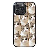 cat pattern cute FLN0132 iPhone 15 Pro Max Case