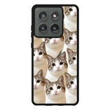 cat pattern cute FLN0132 Motorola Moto Edge 2025 Case