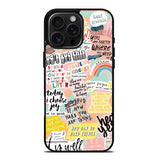Quotes sticker FLN0140 iPhone 16 Pro Max Case