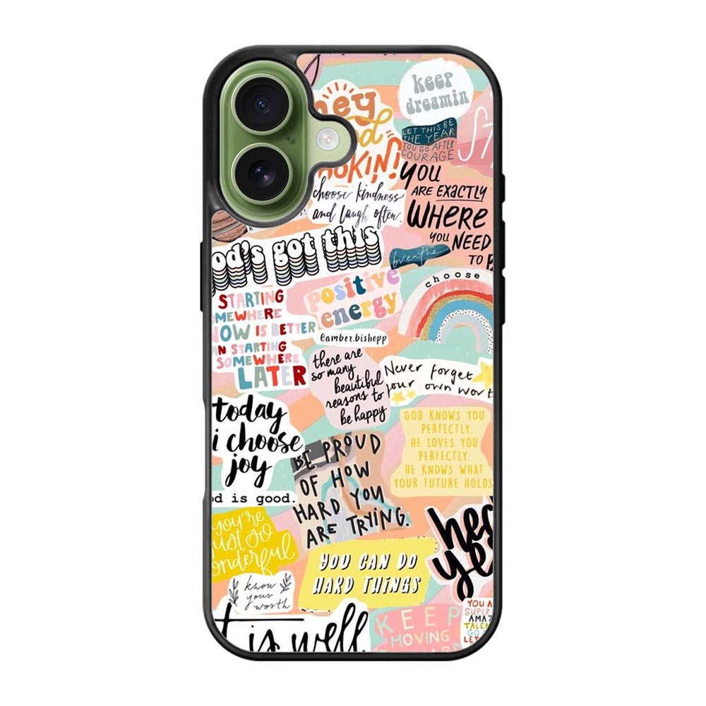 Quotes sticker FLN0140 iPhone 17 Case