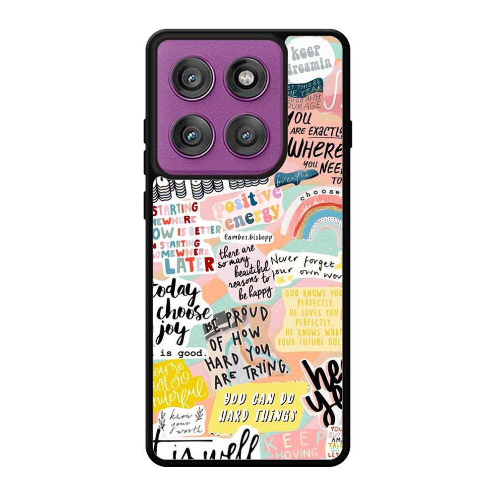 Quotes sticker FLN0140 Motorola Moto Edge 60 Pro Case
