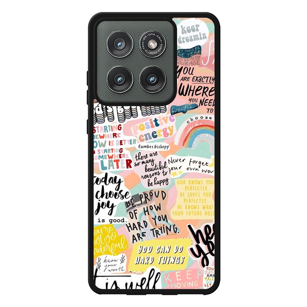 Quotes sticker FLN0140 Motorola Moto Edge 2025 Case