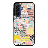 Quotes sticker FLN0140 Samsung Galaxy A17 Case