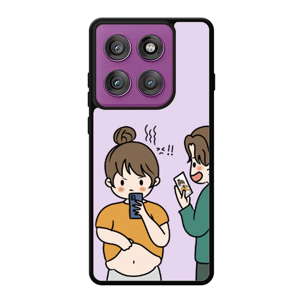 Funny Lucu FLN0171 Motorola Moto Edge 60 Pro Case
