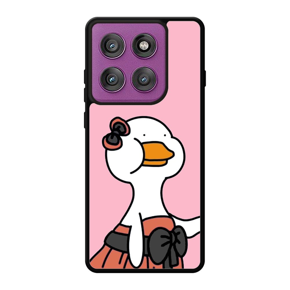 duck cute gril FLN0177 Motorola Moto Edge 60 Pro Case
