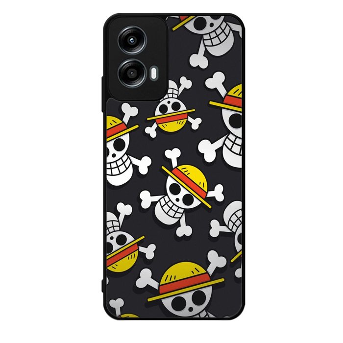 One Piece Straw Hat Pirates Logo Dark Motorola Moto G Play 2024 Case OV10993
