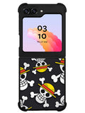 One Piece Straw Hat Pirates Logo Dark Samsung Galaxy Z Flip 5 5G 2023 Case OV10993