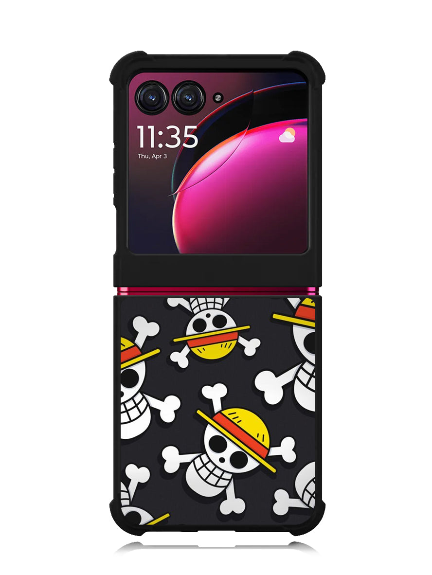 One Piece Straw Hat Pirates Logo Dark Motorola Moto Razr Plus 2023 , Moto Razr+ 2023 Case OV10993