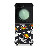 One Piece Straw Hat Pirates Logo Dark Samsung Galaxy Z Flip 6 5G 2024 Case OV10993