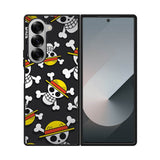 One Piece Straw Hat Pirates Logo Dark Samsung Galaxy Z Fold 7 5G Case QC10993