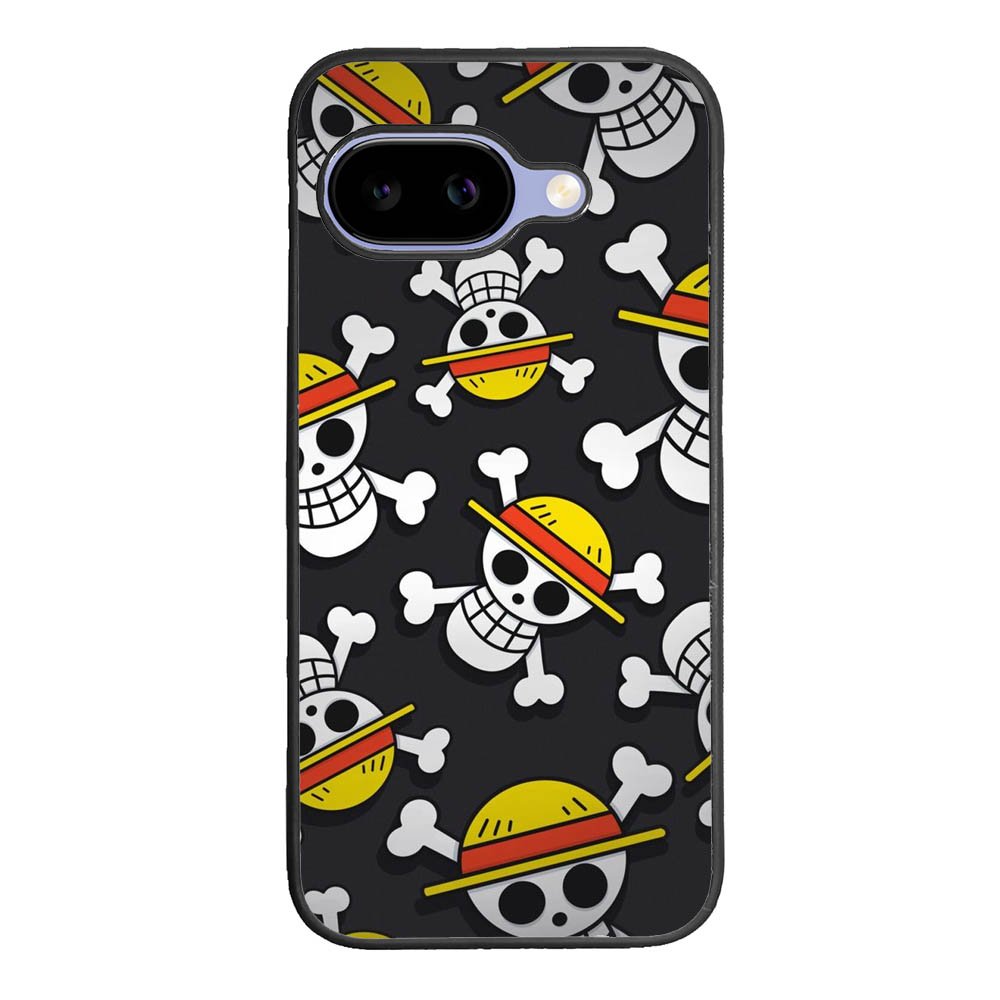 One Piece Straw Hat Pirates Logo Dark Google Pixel 10A Case QC10993