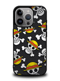 One Piece Straw Hat Pirates Logo Dark iPhone 16 Pro Case OV10993