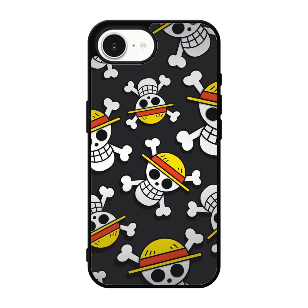One Piece Straw Hat Pirates Logo Dark iPhone 17e Case QC10993