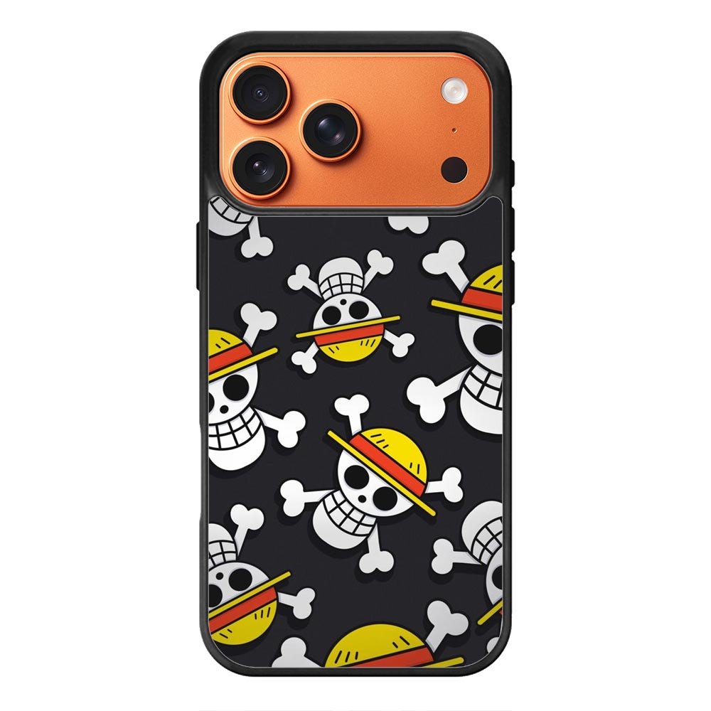 One Piece Straw Hat Pirates Logo Dark iPhone 17 Pro Case QC10993