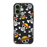 One Piece Straw Hat Pirates Logo Dark iPhone 17 Case QC10993