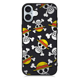 One Piece Straw Hat Pirates Logo Dark iPhone 16 Case QC10993