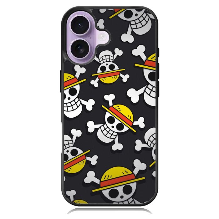 One Piece Straw Hat Pirates Logo Dark iPhone 17 Case OV10993