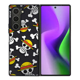 One Piece Straw Hat Pirates Logo Dark Samsung Galaxy Z Fold 6 5G 2024 Case OV10993