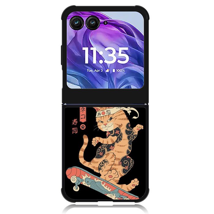 Cats japanese Motorola Moto Razr Plus 2024 , Moto Razr+ 2024 Case OV11051