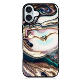 Abstrak gliter iPhone 16 Case QC11230
