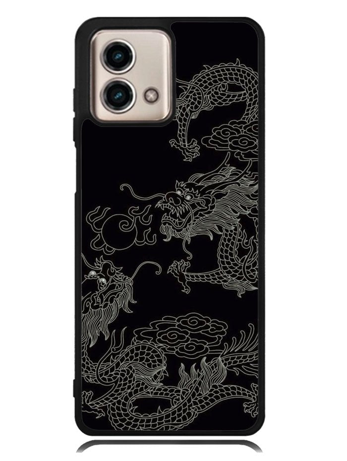 Dragon black and white Motorola Moto G Stylus 5G 2023 Case OV11078