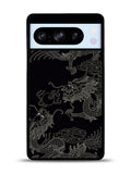 Dragon black and white Google Pixel 8 Pro Case QC11078