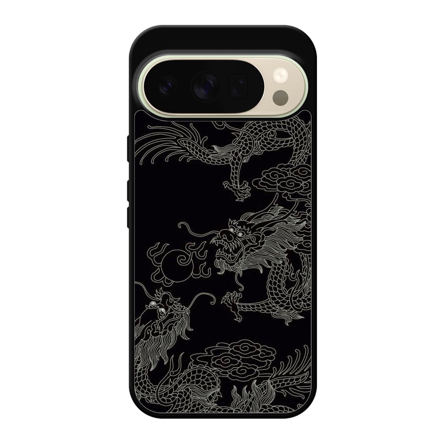 Dragon black and white Google Pixel 10 Pro XL Case OV11078
