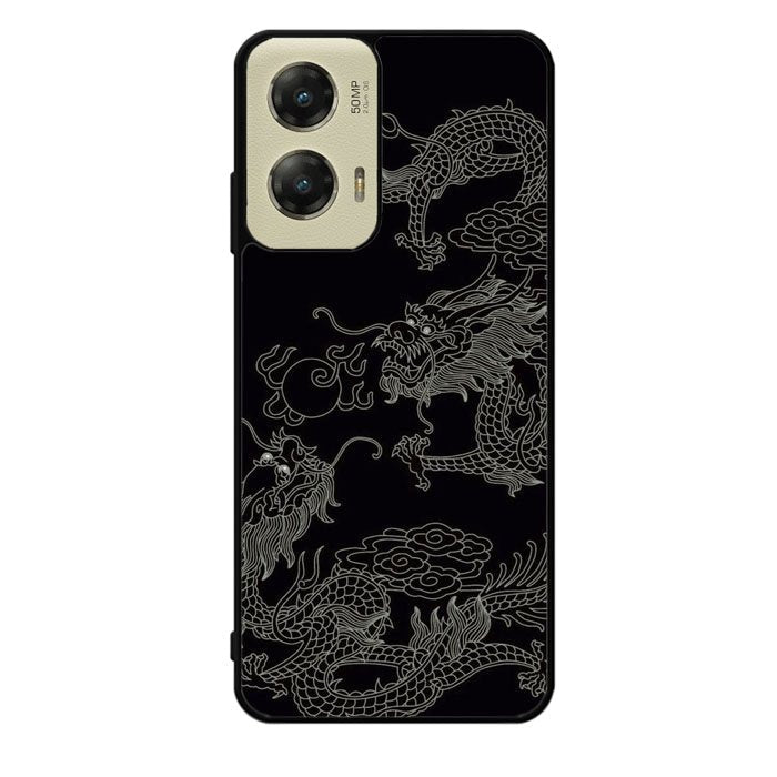 Dragon black and white Motorola Moto G Stylus 5G 2024 Case OV11078