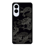 Dragon black and white Samsung Galaxy S25 Edge 5G Case OV11078
