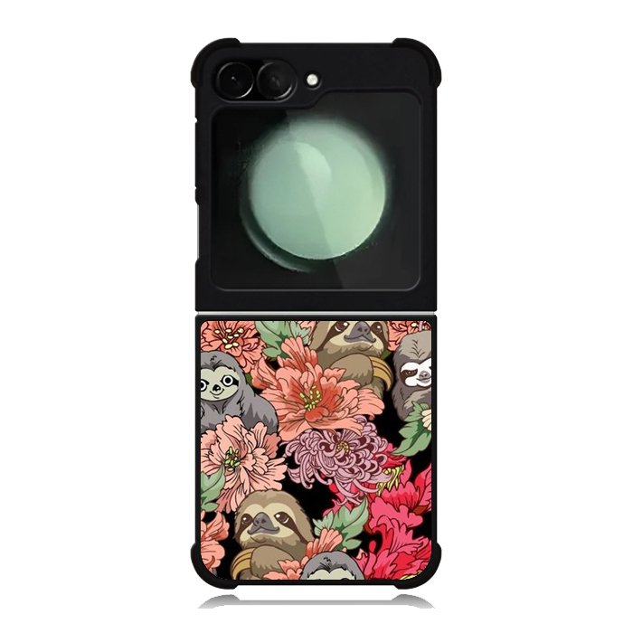 Sloth Flower Samsung Galaxy Z Flip 6 5G 2024 Case OV11030