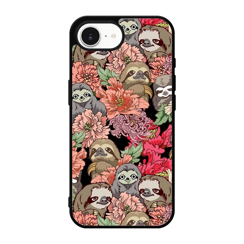 Sloth Flower iPhone 17e Case QC11030