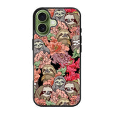 Sloth Flower iPhone 17 Case QC11030