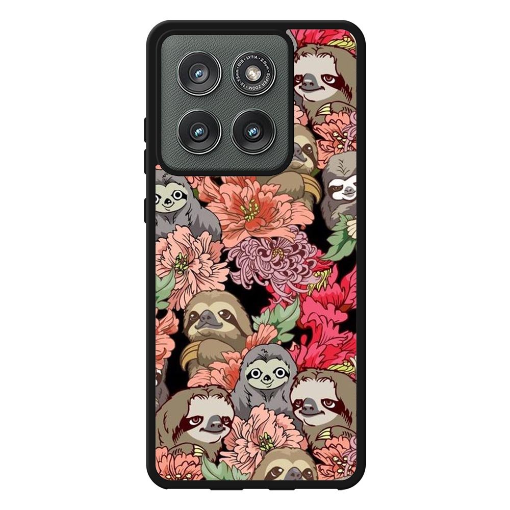 Sloth Flower Motorola Moto Edge 2025 Case QC11030