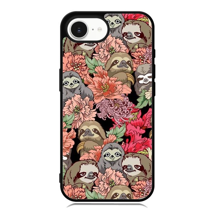 Sloth Flower iPhone 16e Case OV11030