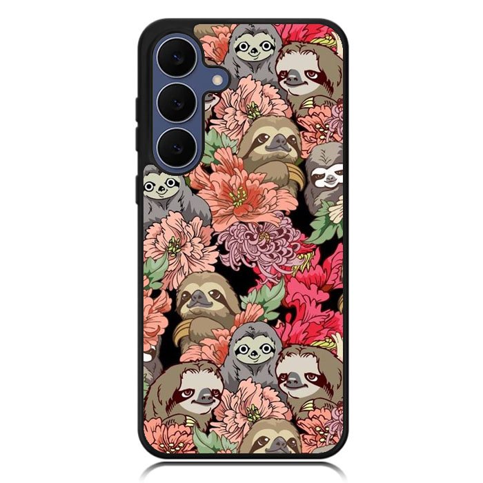 Sloth Flower Samsung Galaxy S25 FE Case OV11030