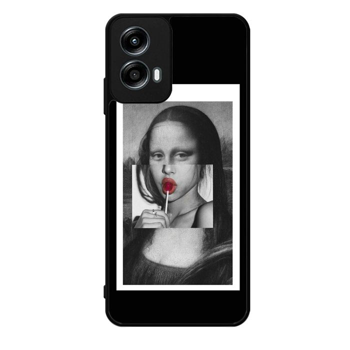 Aesthetic Art Mona lisa Motorola Moto G Play 2024 Case OV11232