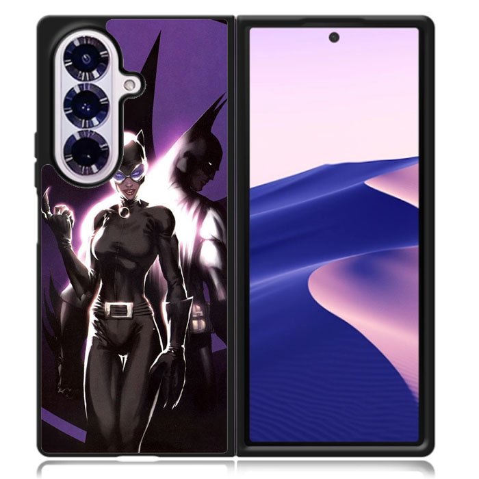 Batman and Catwoman Samsung Galaxy Z Fold 7 Case OV11153
