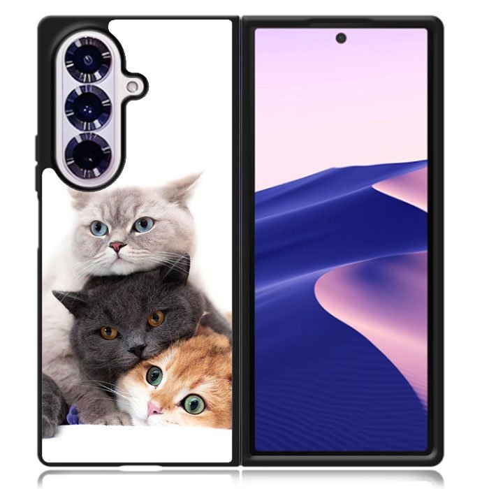 Cat Cute Samsung Galaxy Z Fold 7 Case OV11192