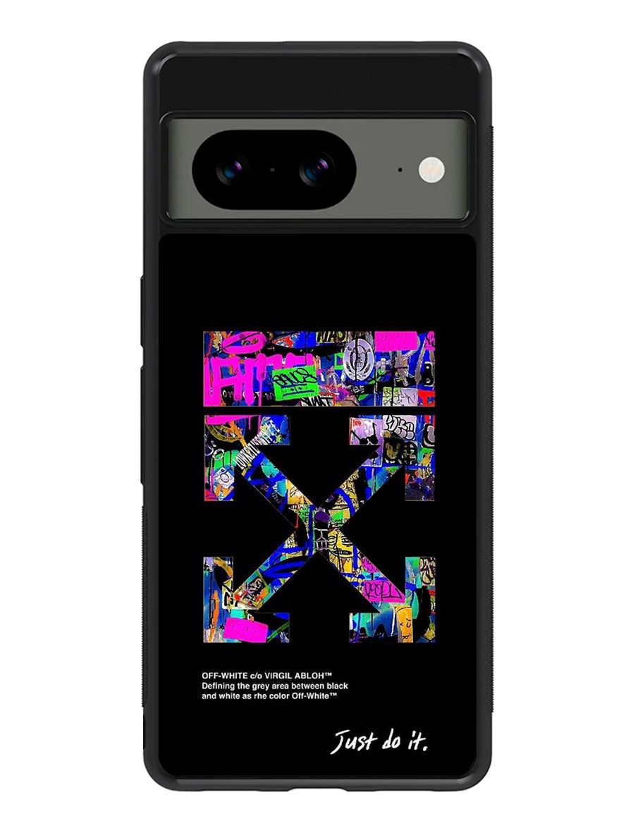 Off White Google Pixel 8A Case QC10989