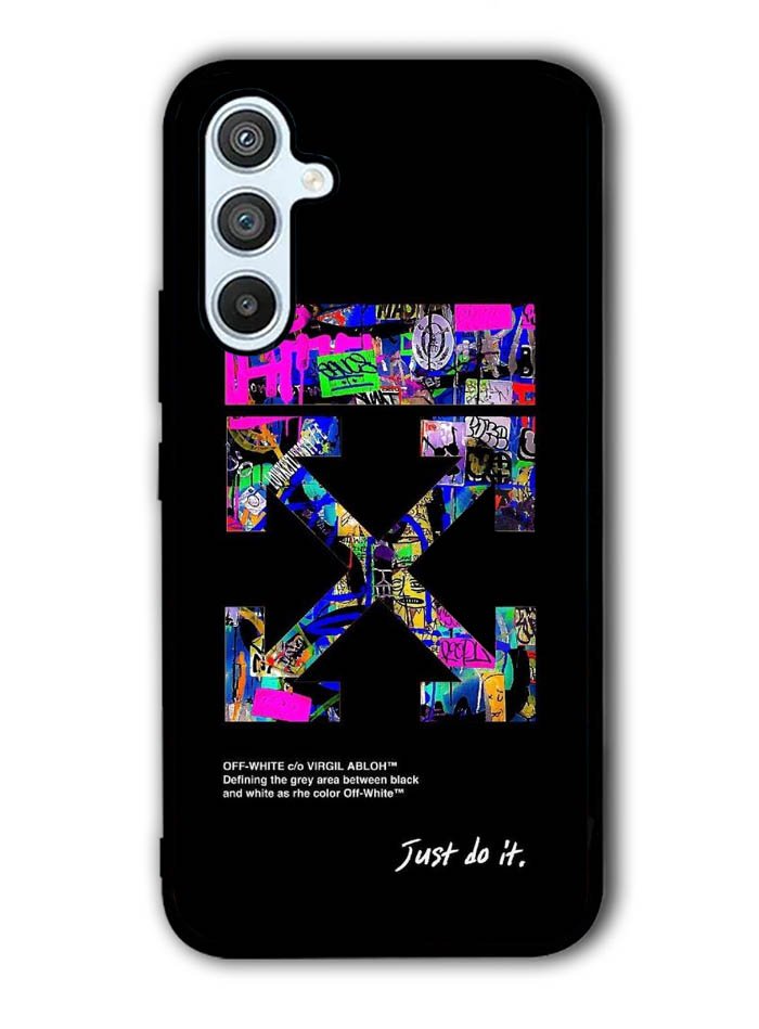 Off White Samsung Galaxy A14 5G Case QC10989