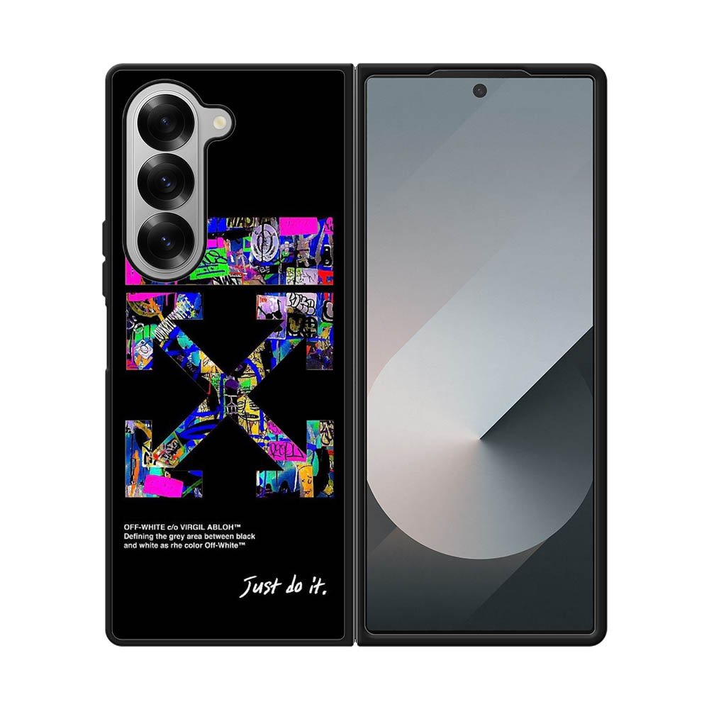 Off White Samsung Galaxy Z Fold 7 5G Case QC10989