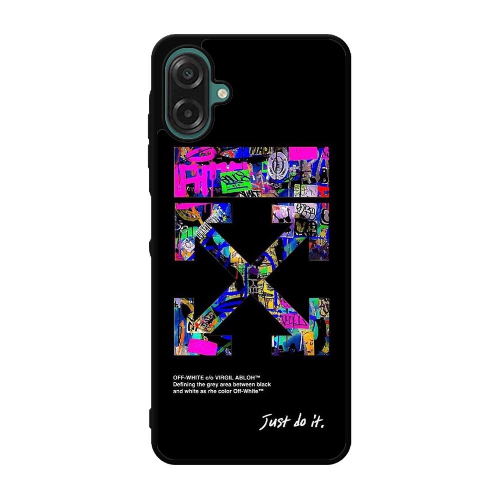 Off White Samsung Galaxy A07 Case QC10989