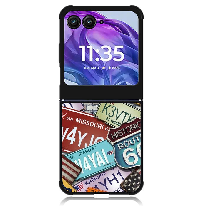route 66 Motorola Moto Razr Plus 2024 , Moto Razr+ 2024 Case OV11017