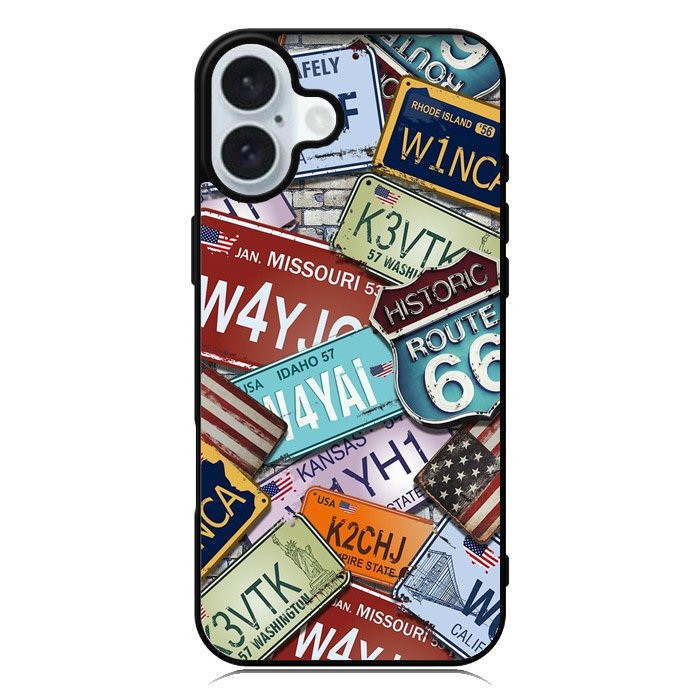 route 66 iPhone 16 Plus Case QC11017