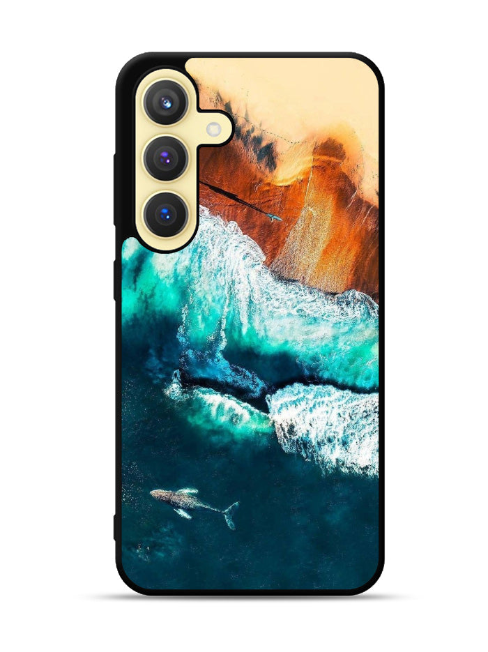 Wave painting Samsung Galaxy S25 Plus 5G , Samsung Galaxy S25+ 5G Case OV10951