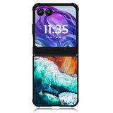 Wave painting Motorola Moto Razr Plus 2024 , Moto Razr+ 2024 Case OV10951
