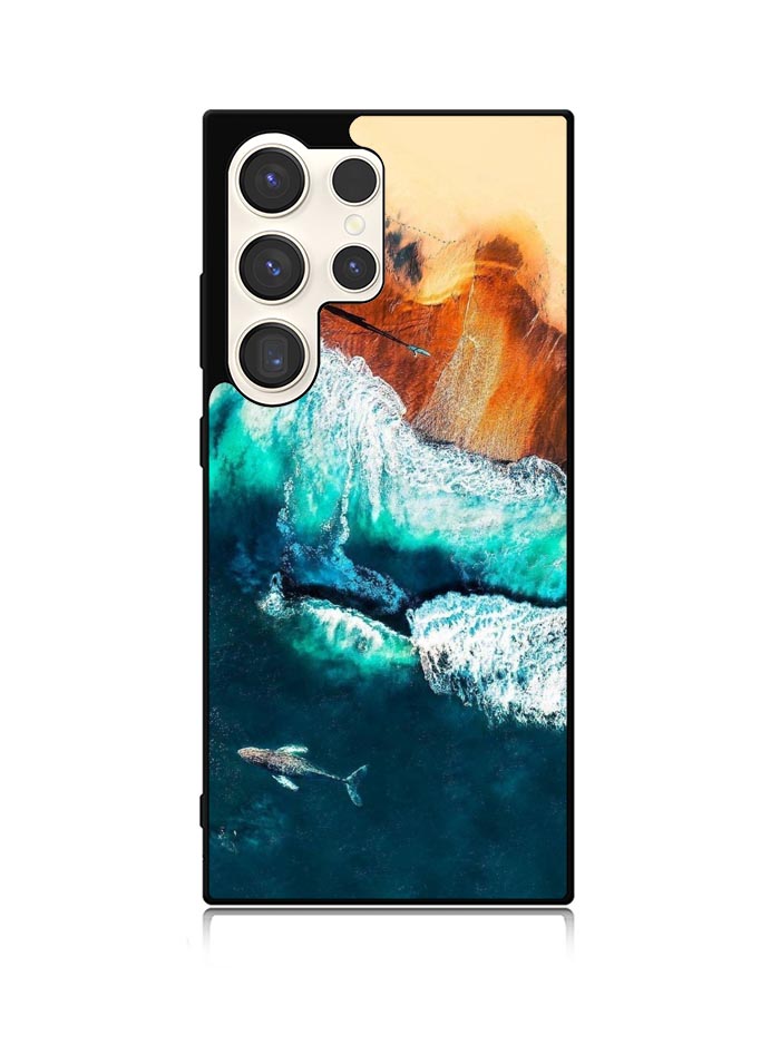 Wave painting Samsung Galaxy S25 Ultra 5G Case QC10951